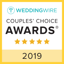 CTO won WeddingWire's Couples' Choice Award for 2019.